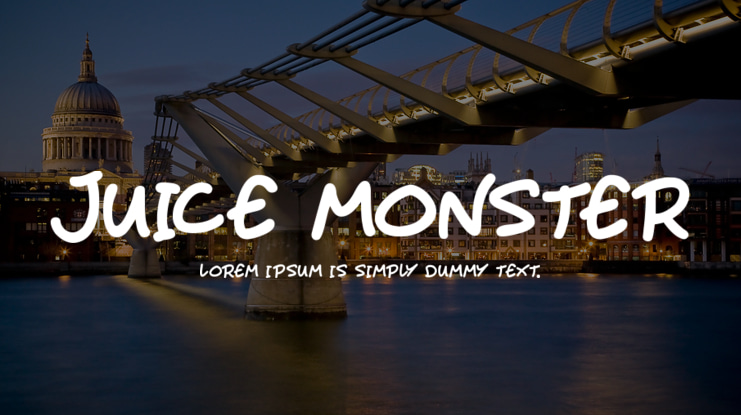 Juice Monster Font Family