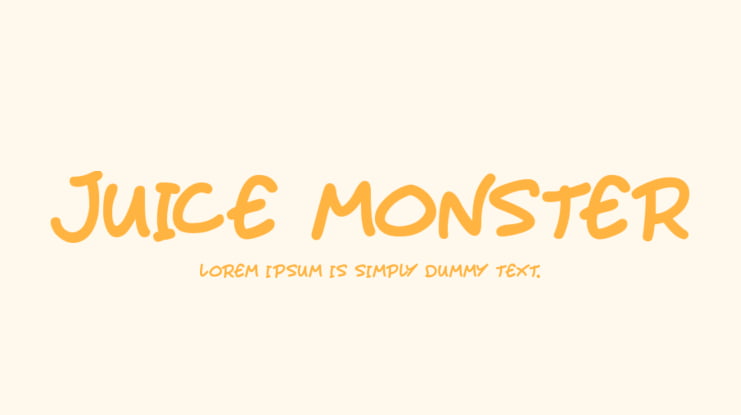 Juice Monster Font Family