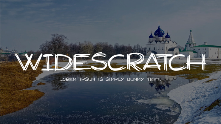 Widescratch Font Family