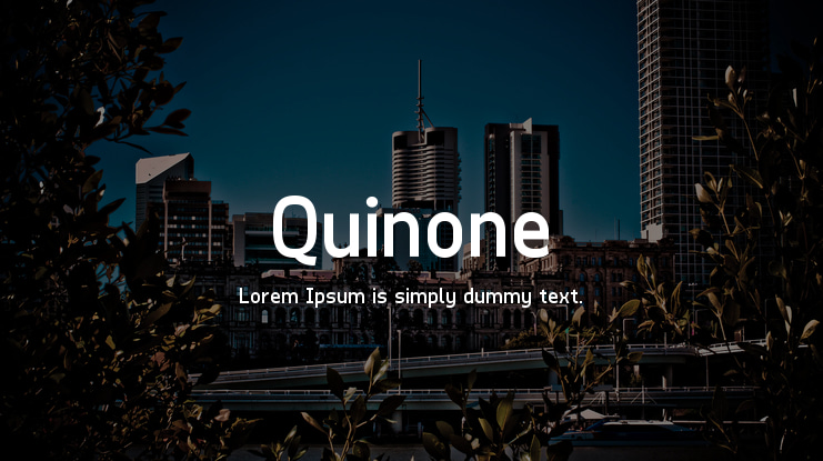 Quinone Font Family