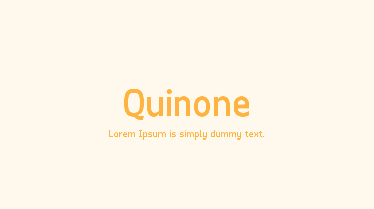 Quinone Font Family