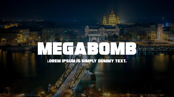 Megabomb Font Family