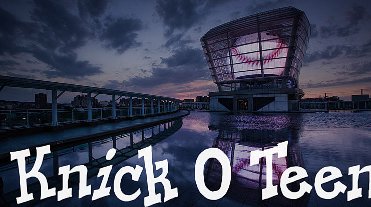 Knick O Teen Font