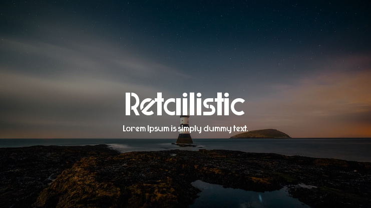 Retailistic Font