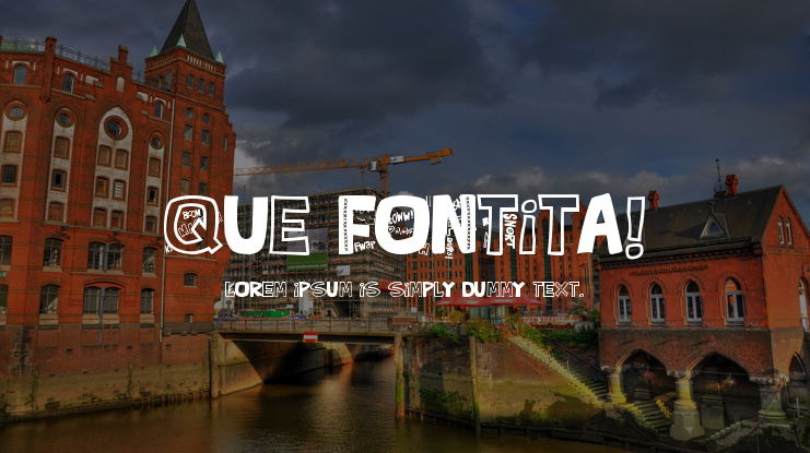 Que FONTita! Font