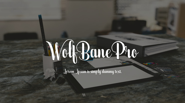 WolfBanePro Font