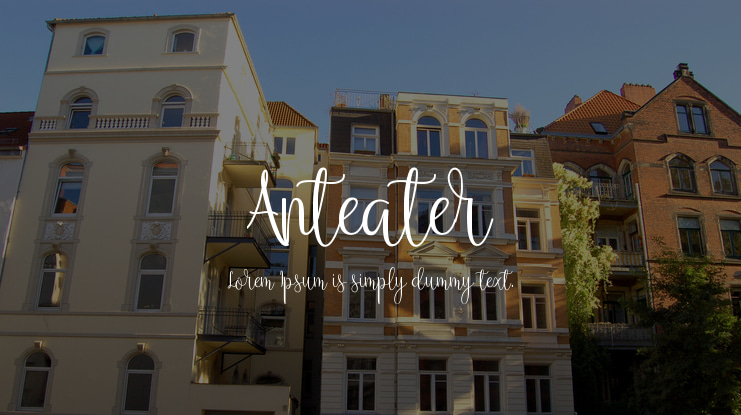 Anteater Font