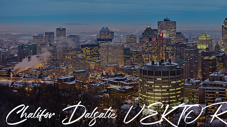 Chalifor Dalsatic VEKTOR Font