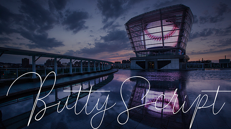 ButtyScript Font