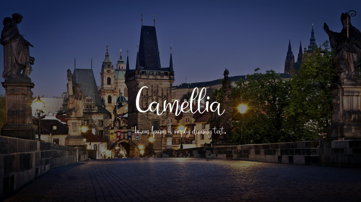 Camellia Font