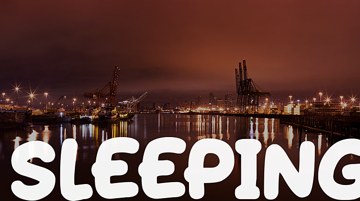 Sleeping Font Family