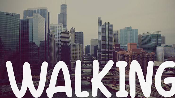 Walking Font Family