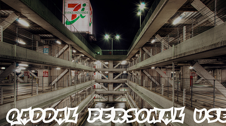 Qaddal Personal Use Font