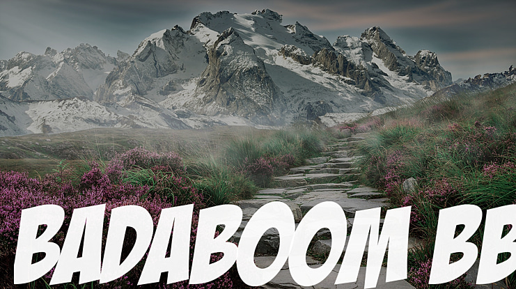 Badaboom BB Font