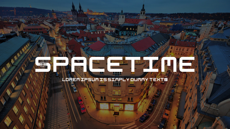 Spacetime Font