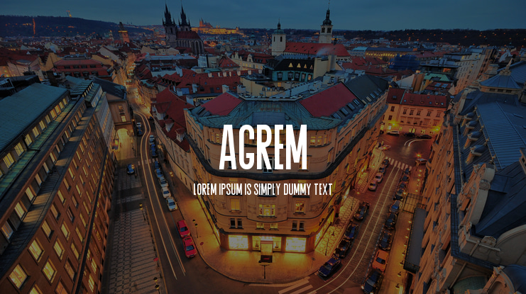 Agrem Font
