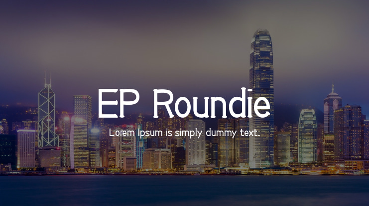 EP Roundie Font Family