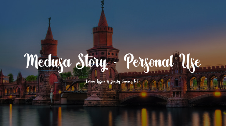 Medusa Story - Personal Use Font