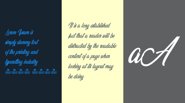 Wonderful Night Personal Use Font