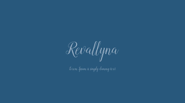Revallyna Font Family