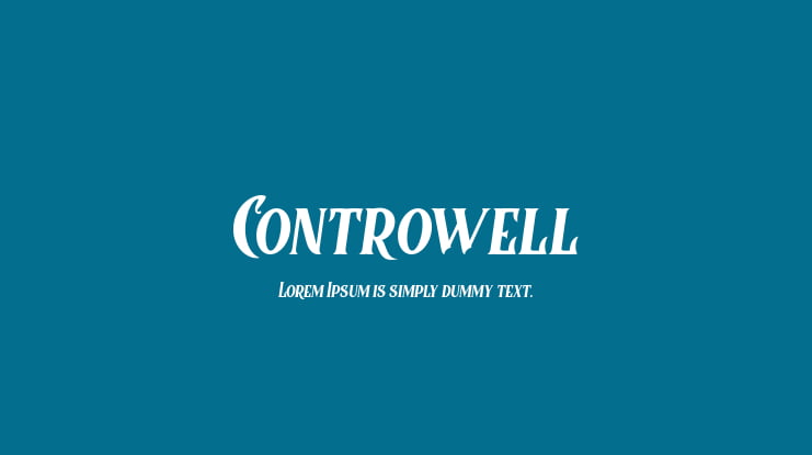 Controwell Font Family