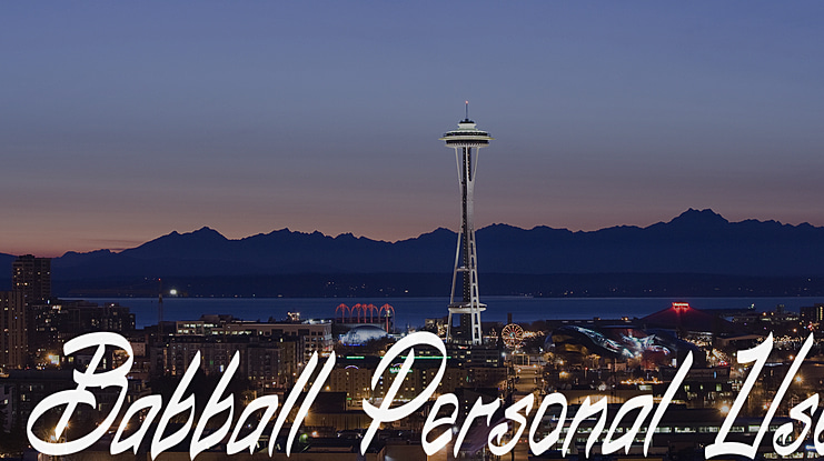 Babball Personal Use Font