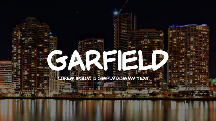 Garfield Font