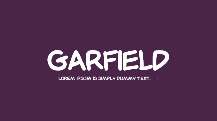 Garfield Font
