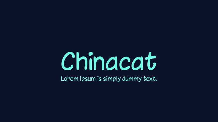 Chinacat Font Family