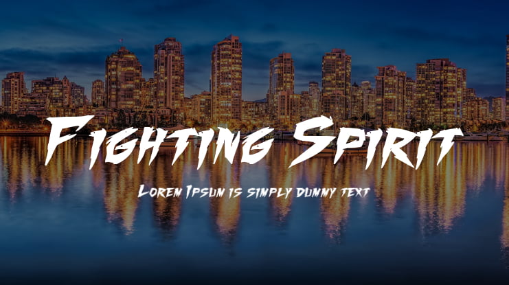 Fighting Spirit Font Family