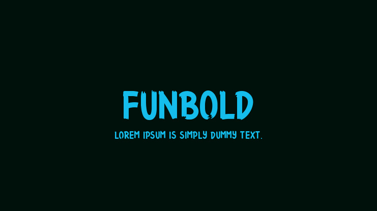 Funbold Font