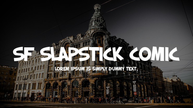 SF Slapstick Comic Font Family