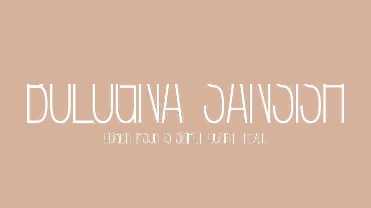 Bologna Sansish Font