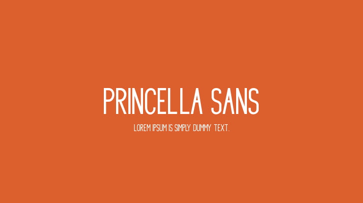 Princella Sans Font Family