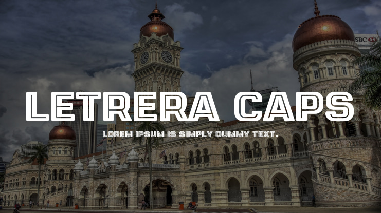 LETRERA CAPS Font