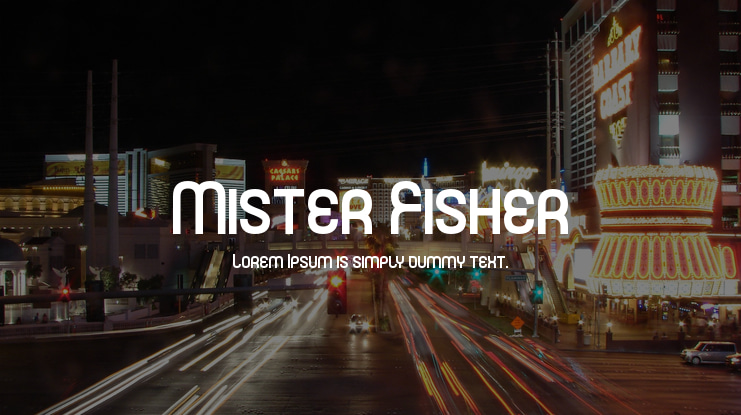 Mister Fisher Font