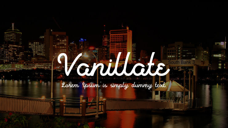 Vanillate Font