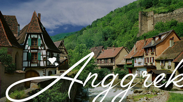 Anggrek Font