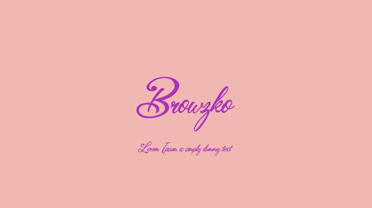 Browzko Font