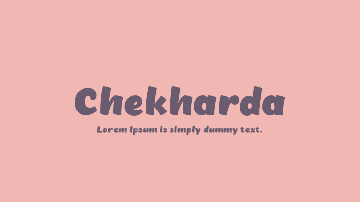 Chekharda Font