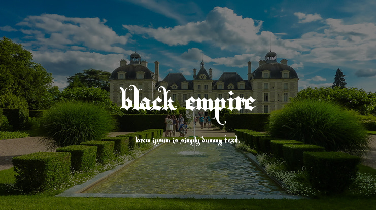 Black Empire Font