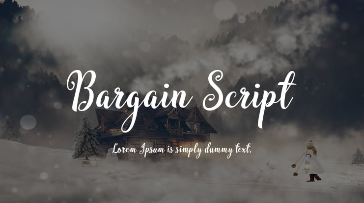 Bargain Script Font