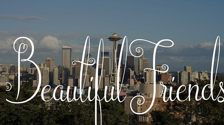 Beautiful Friends Font