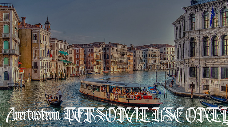 Avertastevia PERSONAL USE ONLY Font