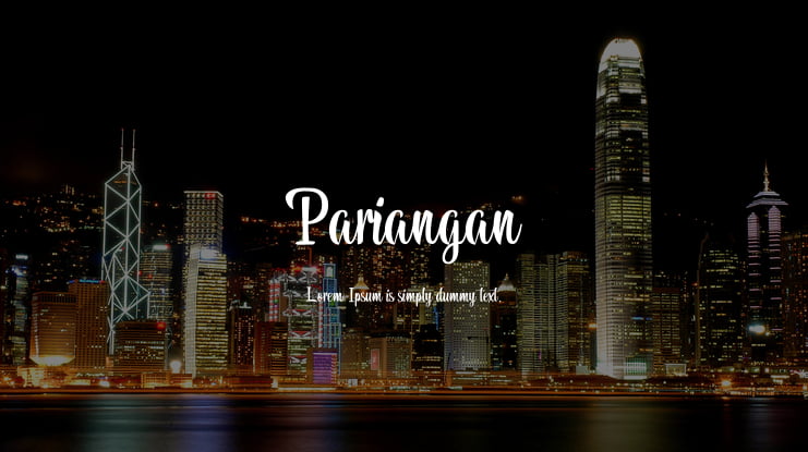 Pariangan Font
