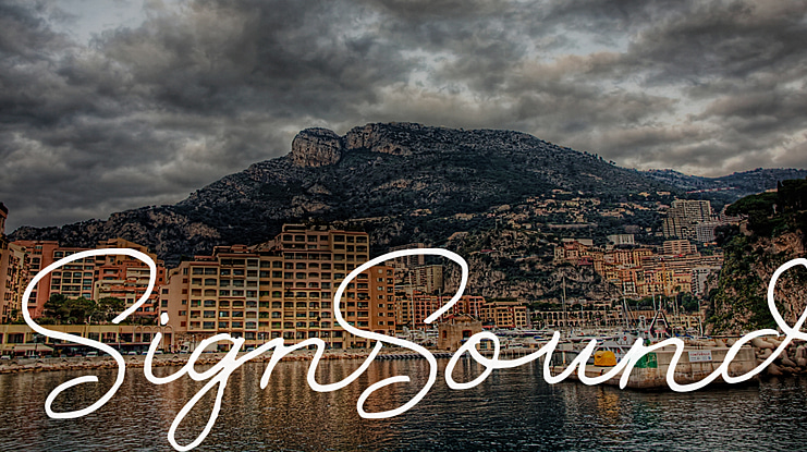 SignSound Font Family