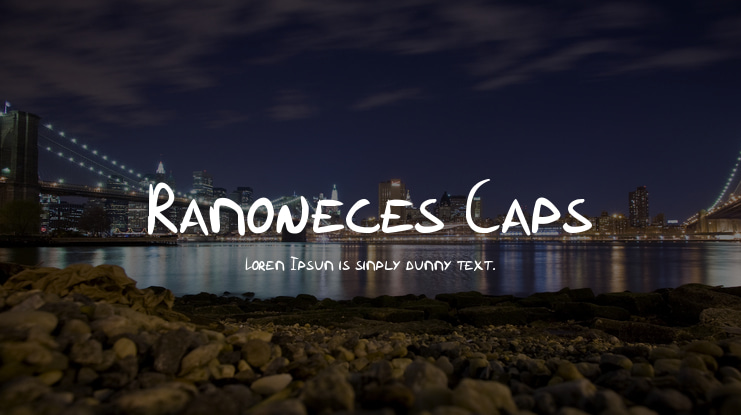 Ramoneces Caps Font