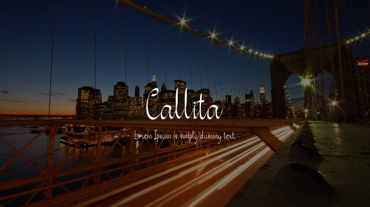 Callita Font