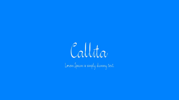 Callita Font