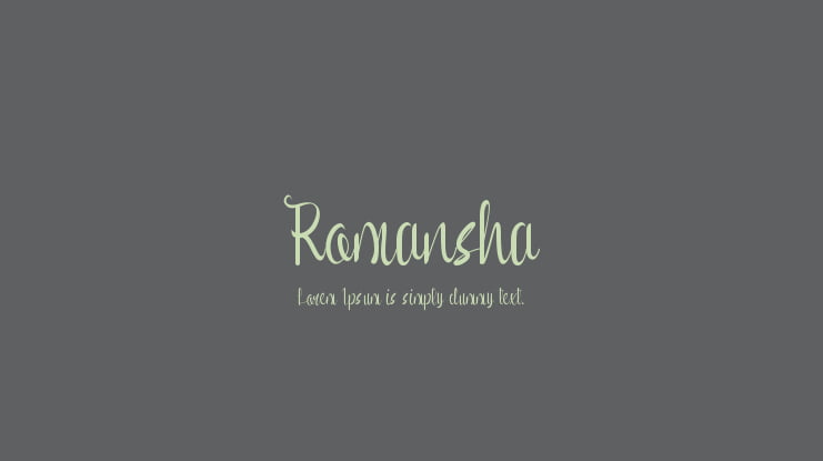 Romansha Font